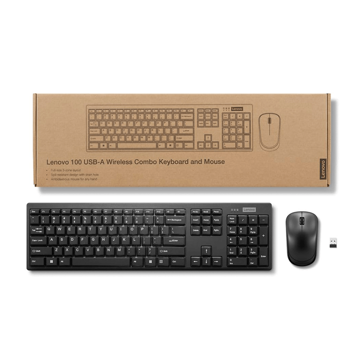 KMWL-LNV-100 Wireless Combo KB&M