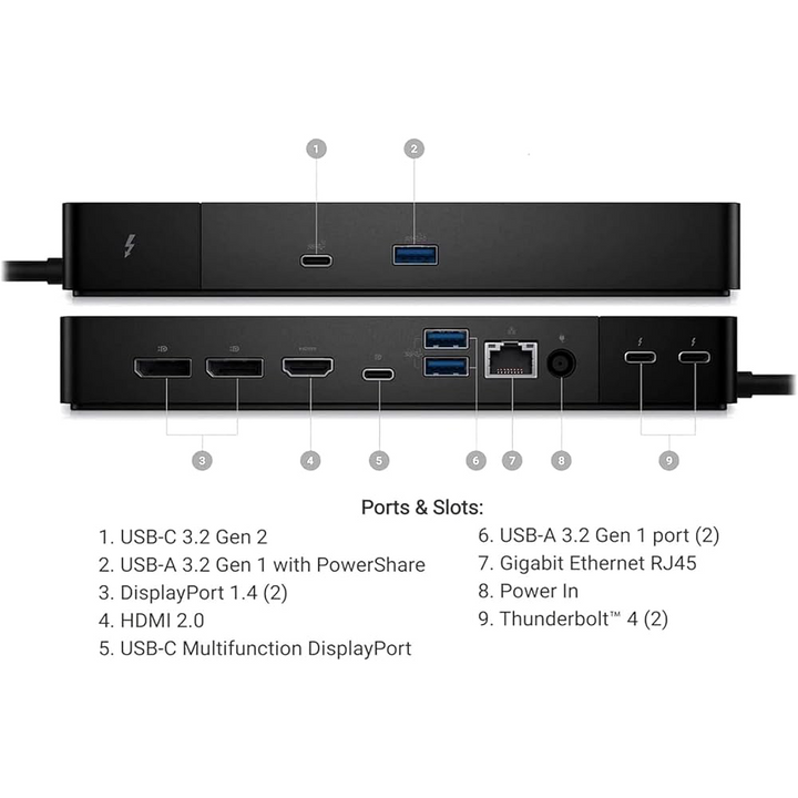 DOCK-DEL-WD22TB4 Thunderbolt 180w