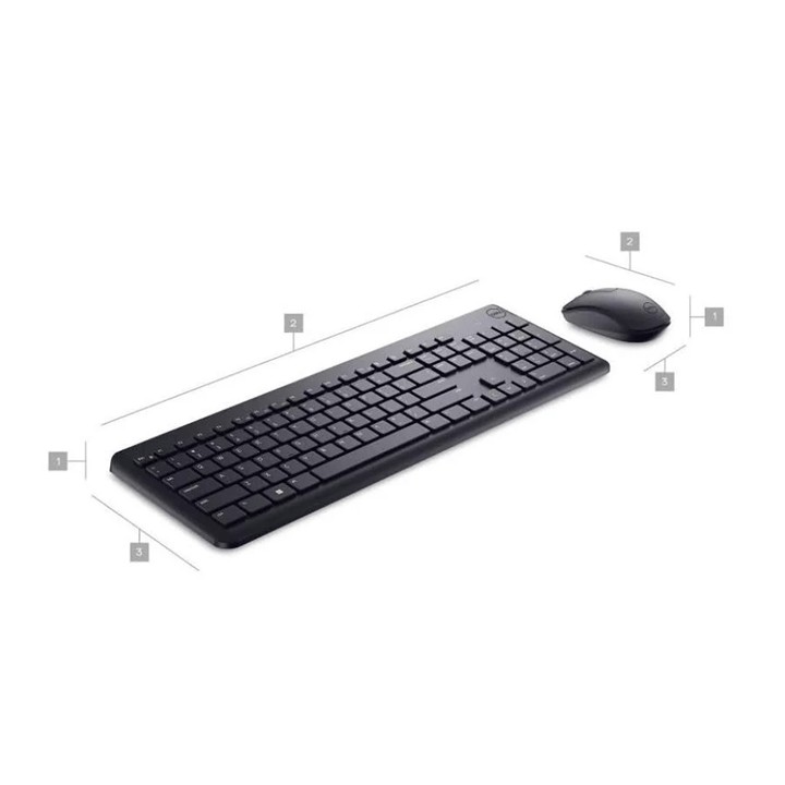 KMWL-DELL-KM3322W WIRELESS KEYBOARD & MOUSE KIT